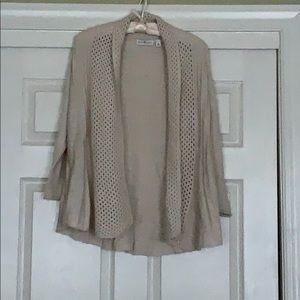 Knit Cream Colored Cardigan